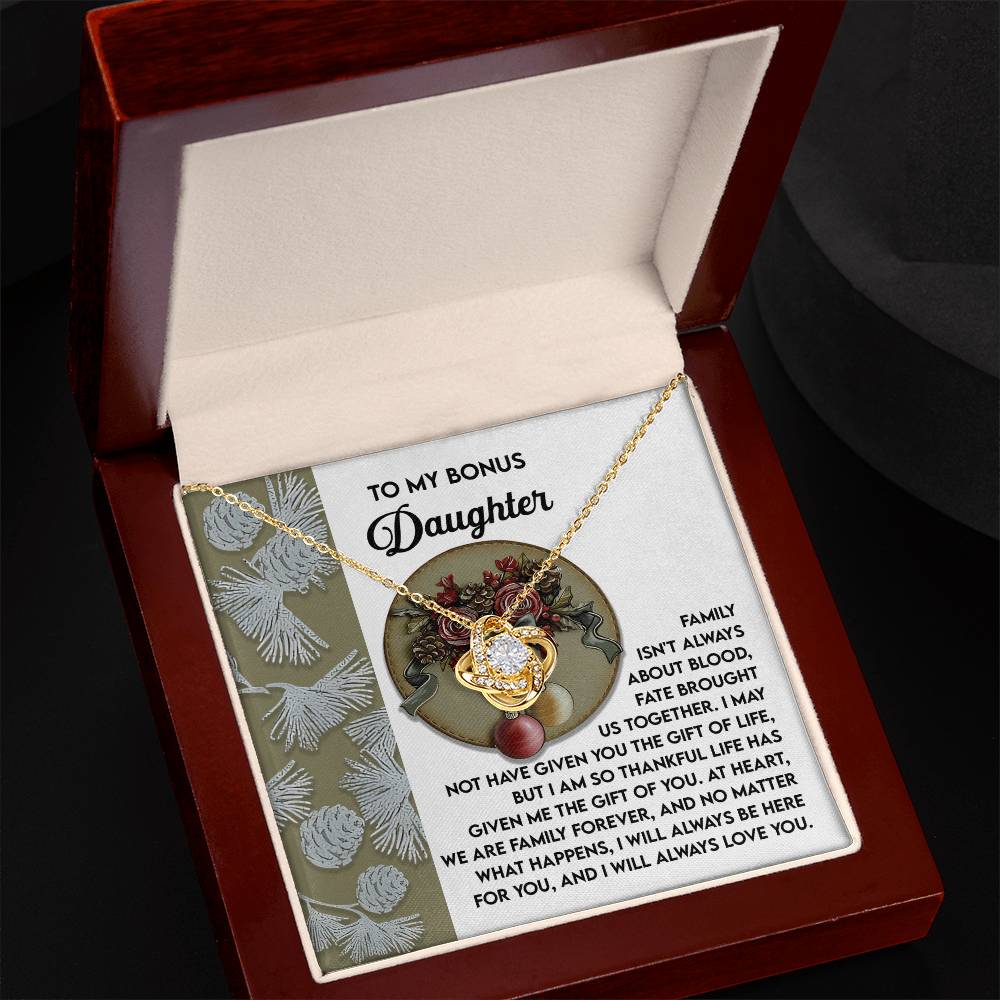 Bonus Daughter Necklace – A Heartfelt Gift of Love and Connection