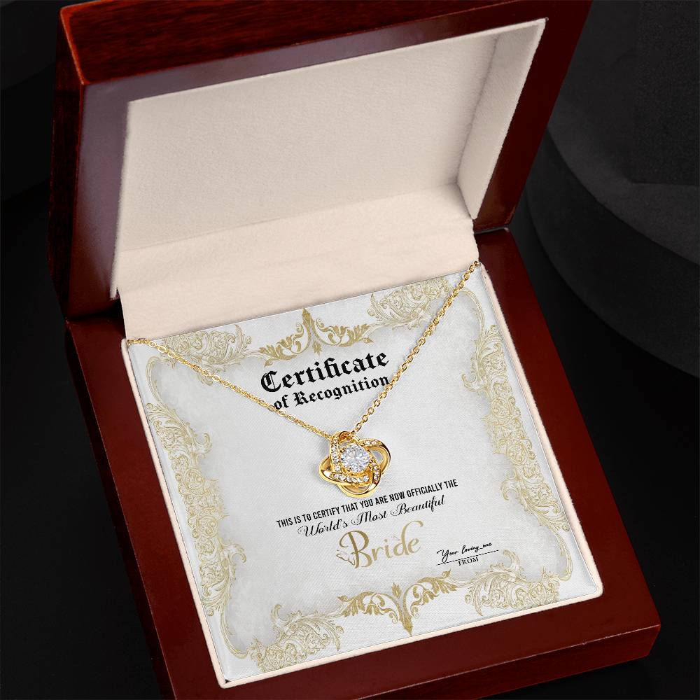 World's Most Beautiful Bride Necklace – A Timeless Keepsake