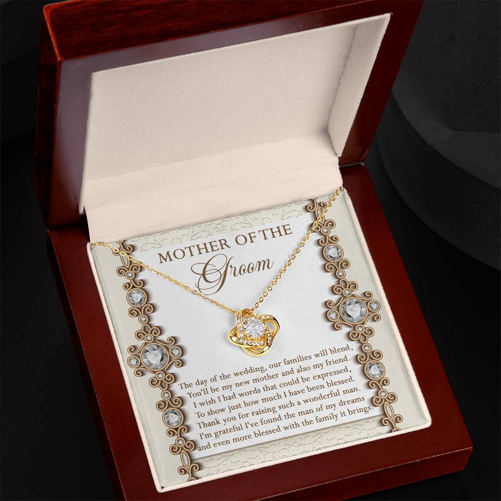 To the Mother of the Groom – Love Knot Necklace