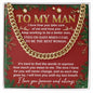 To My Man Cuban Link Chain – A Christmas Gift of Everlasting Love