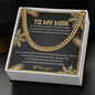 To My Man Cuban Link Chain – A Symbol of Love and Appreciation