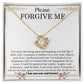 Profound Apology: Forgive Me Love Knot Necklace