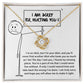 I'm Sorry for Hurting You - Love Knot Necklace & Funny Apology Card