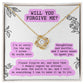 Heartfelt Regret Love Knot Necklace