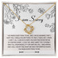 I Am Sorry Love Knot Necklace – A Symbol of Sincere Apology and Love