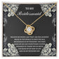 To My Bridesmaid - Love Knot Necklace