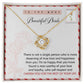To the Most Beautiful Bride – Love Knot Necklace