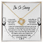 Time Turner Apology Love Knot Necklace