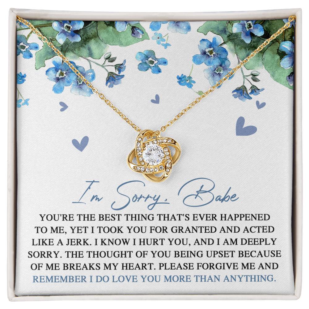 A Sincere Apology Necklace for the One You Cherish