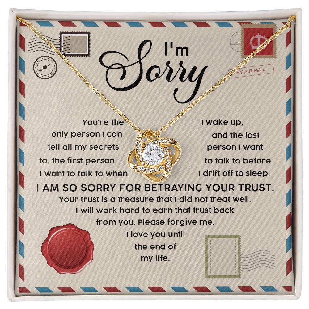 Everlasting Trust Apology Necklace