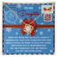 To My Daughter Love Knot Necklace – A Christmas Gift of Love, Comfort, and Cherishment