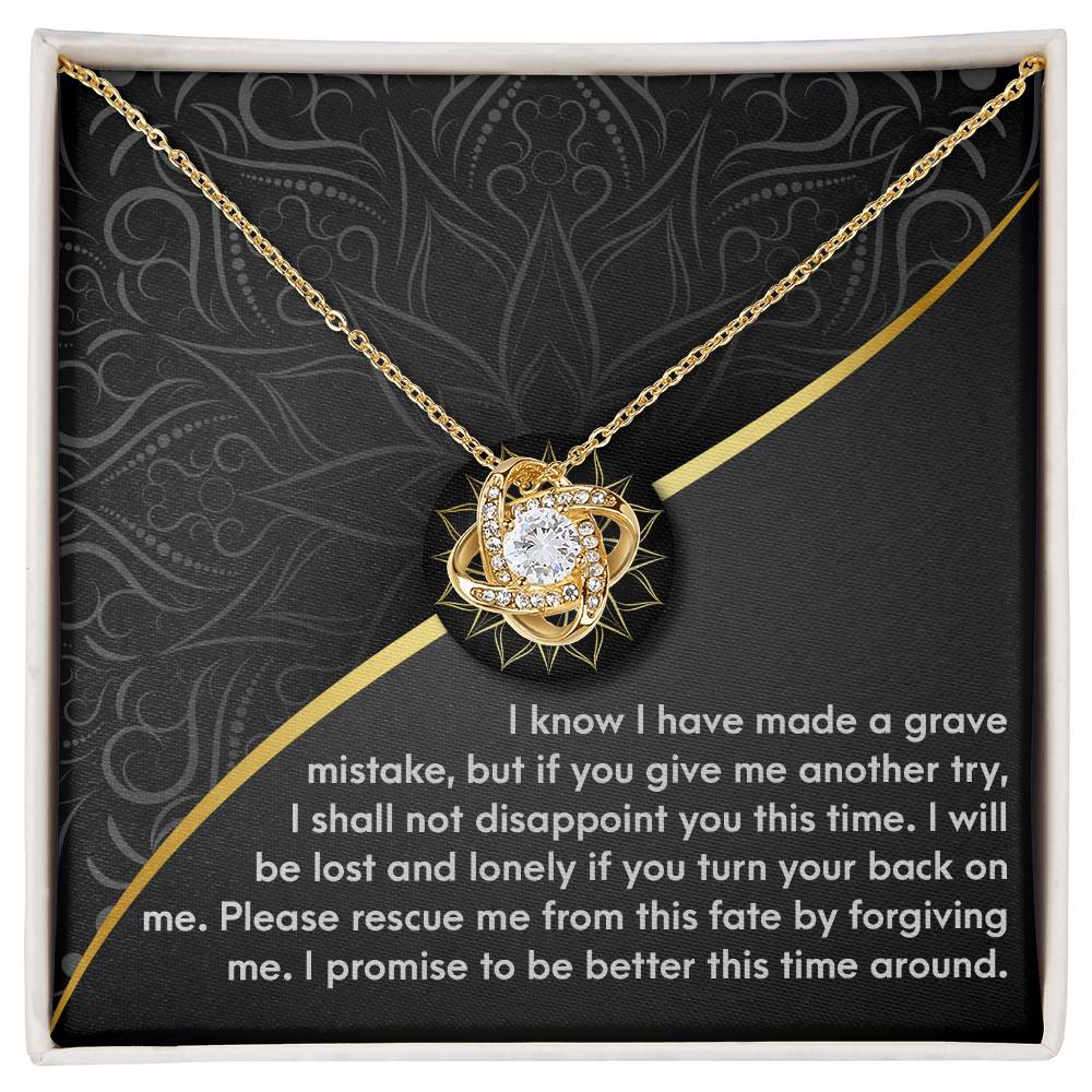 Golden Promise Apology Necklace