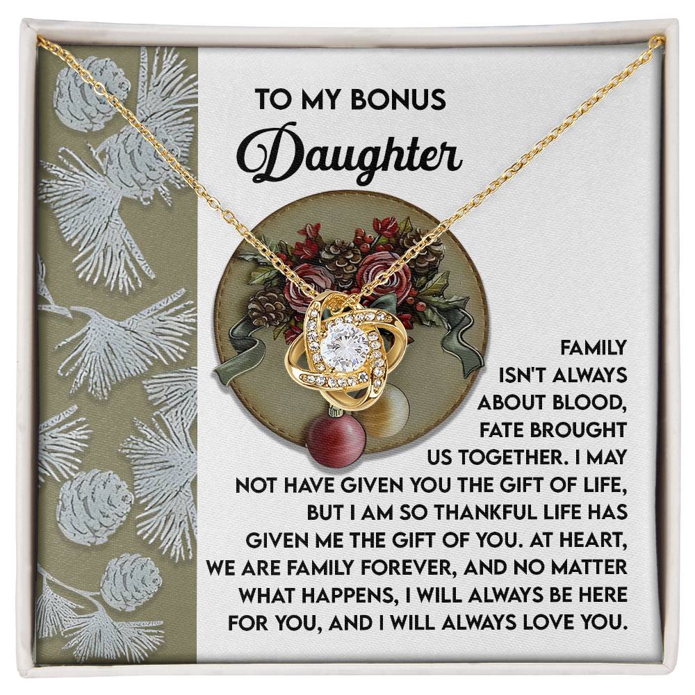 Bonus Daughter Necklace – A Heartfelt Gift of Love and Connection