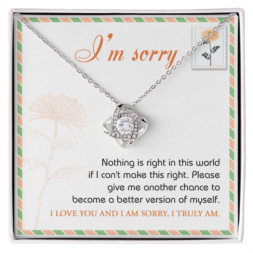 Unbreakable Bond: Love Knot Necklace