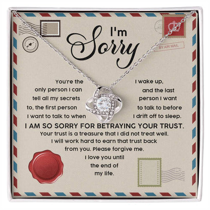 Everlasting Trust Apology Necklace