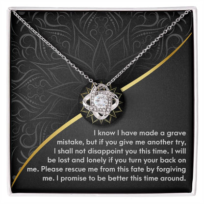 Golden Promise Apology Necklace