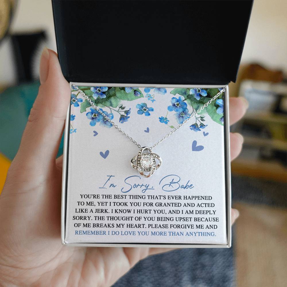 A Sincere Apology Necklace for the One You Cherish