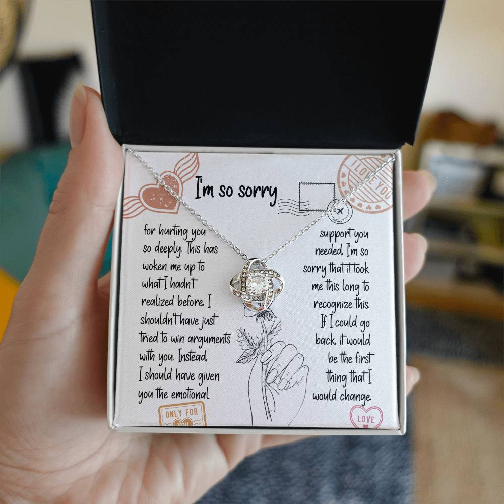 Woken Up to Love Apology Necklace