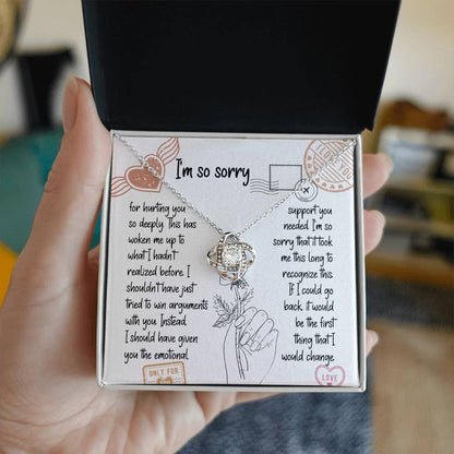 Woken Up to Love Apology Necklace