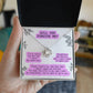 Heartfelt Regret Love Knot Necklace