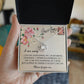 Heartfelt Apology: Love Knot Necklace with Sorry Message Card