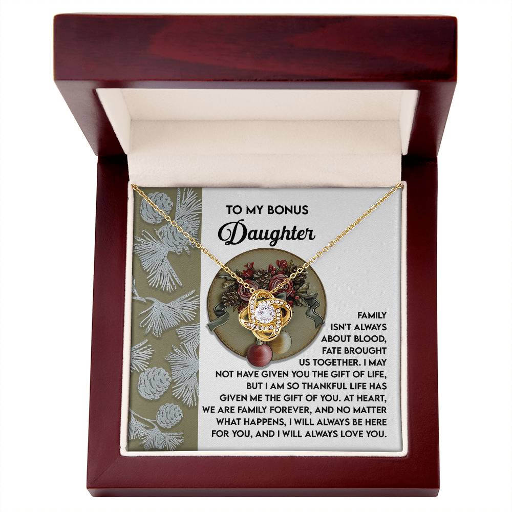 Bonus Daughter Necklace – A Heartfelt Gift of Love and Connection