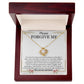 Profound Apology: Forgive Me Love Knot Necklace