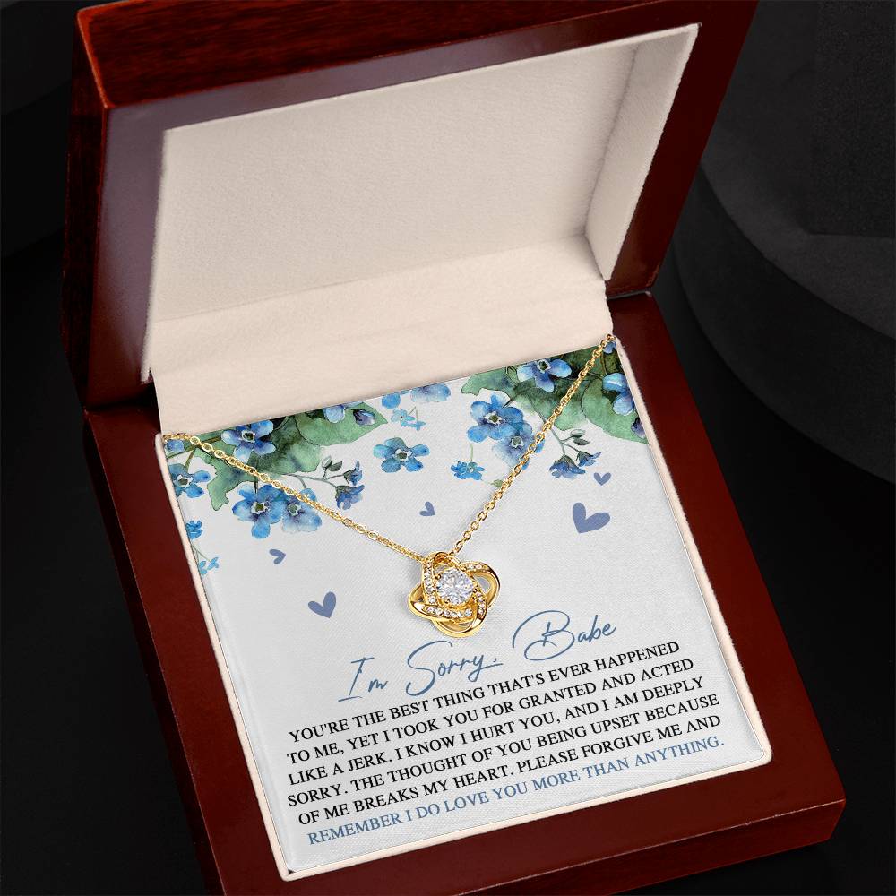 A Sincere Apology Necklace for the One You Cherish