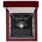 To My Beautiful Bride - Love Knot Necklace