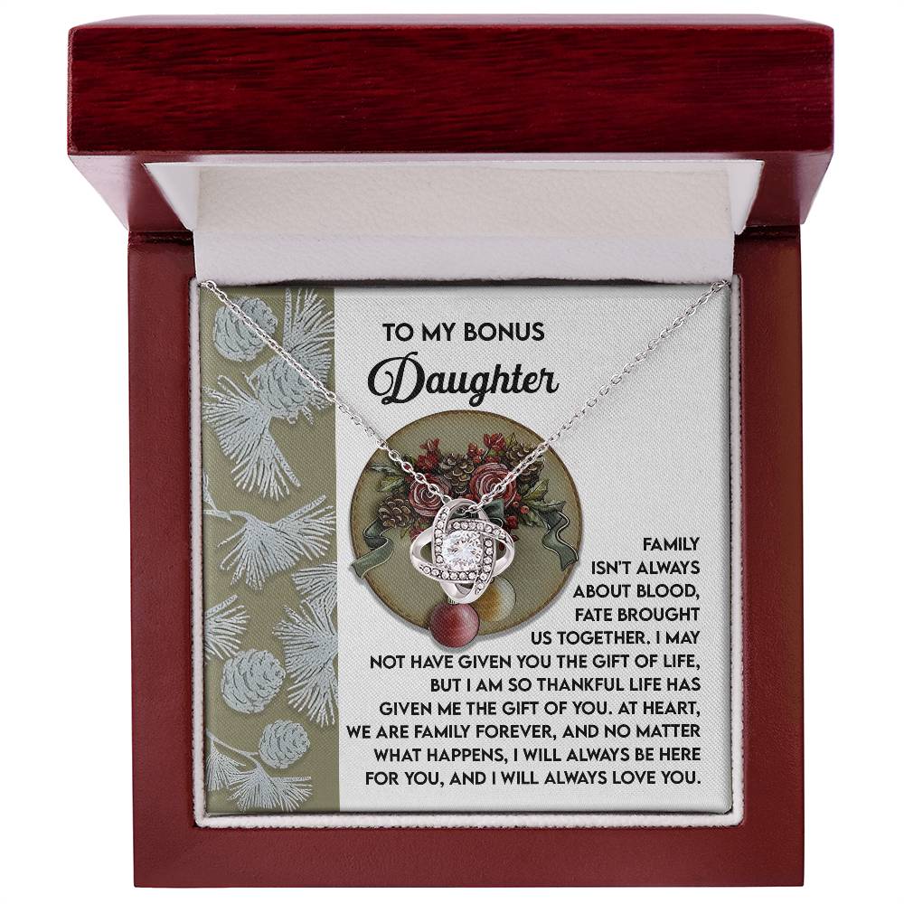Bonus Daughter Necklace – A Heartfelt Gift of Love and Connection