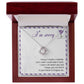 Sincere Apology: Take It Back Love Knot Necklace