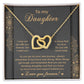 Eternal Love: Personalized Daughter Message Necklace