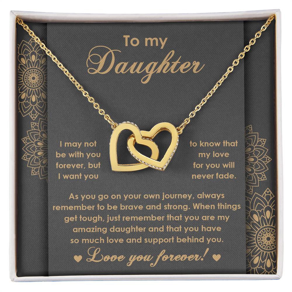 Eternal Love: Personalized Daughter Message Necklace