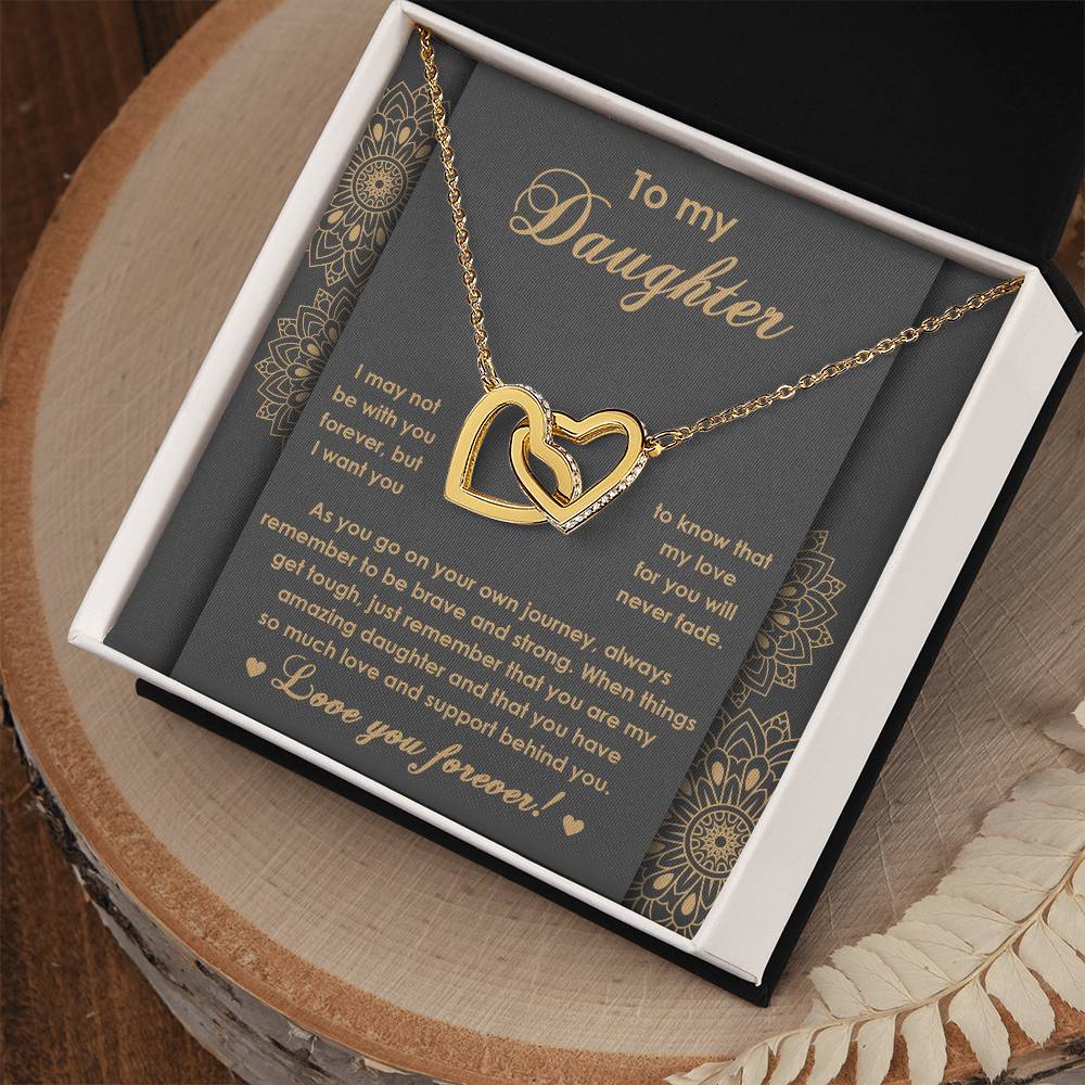 Eternal Love: Personalized Daughter Message Necklace