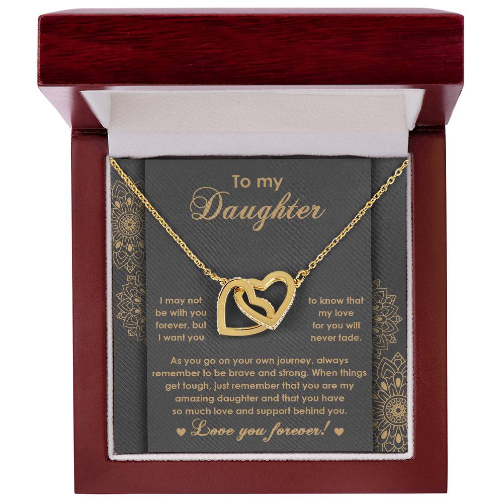 Eternal Love: Personalized Daughter Message Necklace
