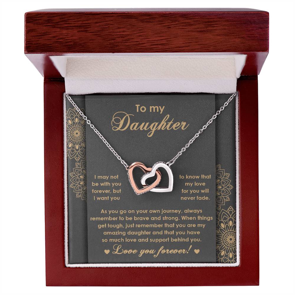 Eternal Love: Personalized Daughter Message Necklace