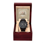 Today, I Choose You: Black Chronograph Watch