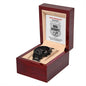 To Our Valiant Ring Security – Black Chronograph Watch