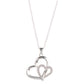 Grandma Eternity Love Heart Pave Necklace